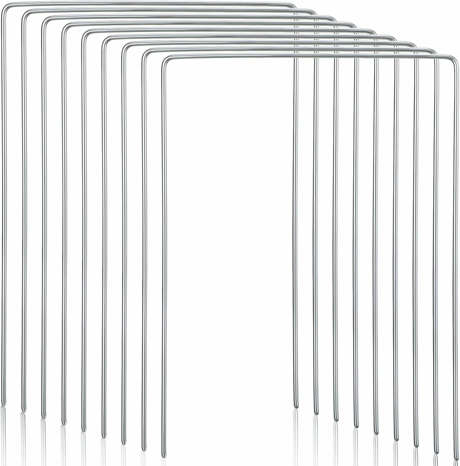 Set of 9 Croquet Wickets Replacement for Croquet Arch Style Metal