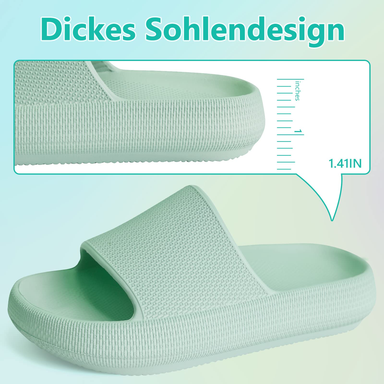 Unisex Kinder Badelatschen Jungen Mädchen Badeschlappen Cozy Slides Wolken Schlappen Original Eva Weiche Dicke Sohle rutschfeste Schwimmbad Strand Badeschuhe 29-37 EU