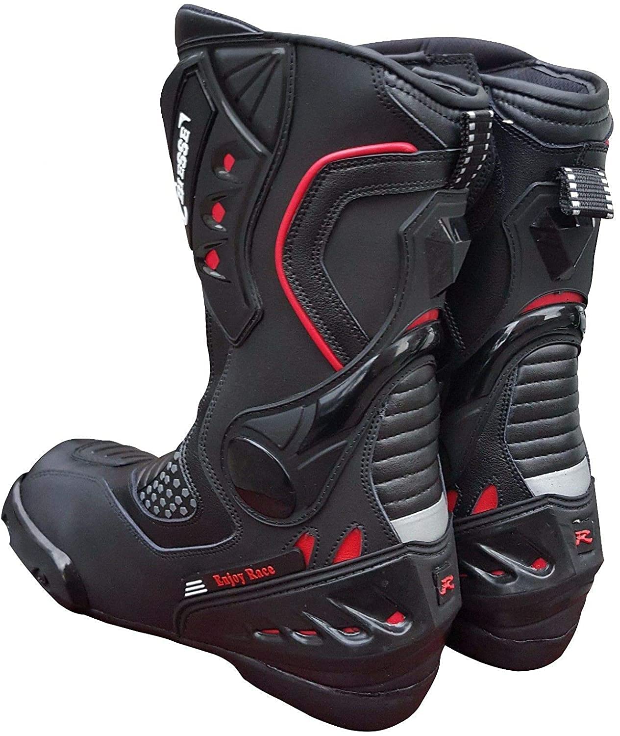 BI ESSE - Botas de moto, modelo deportivo Racing Pista, piel profesional transpirable