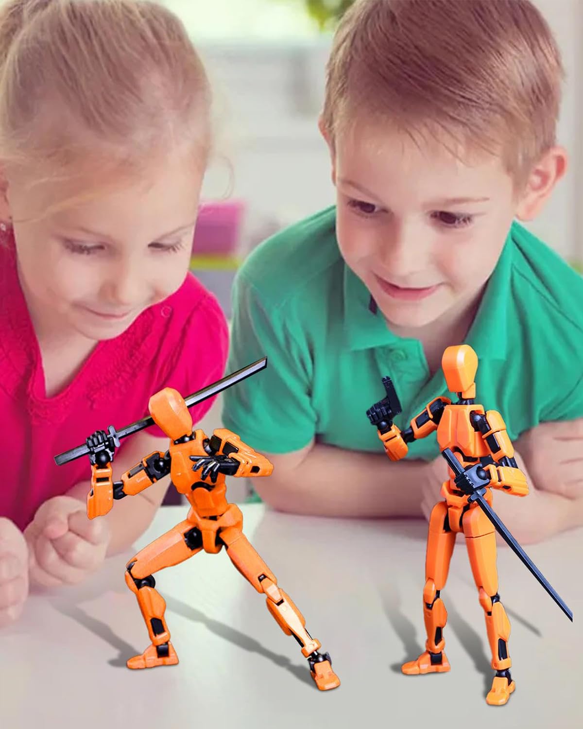 INOCEAN 6PCS Dummy 13, t13 Action Figure, 3D Printed Figures, 3D Printed Toys for Desktop Decor&Game Lovers, High Degree&Freedom Multi Articular Action Figures - Image 7 thumbnail