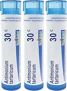 My Personal Guide to the 5 Best Homeopathic Remedies for Chest Congestion: Finding Relief Naturally 14 Boiron Antimonium Tartaricum 30c Homeopathic Medicine for Cough - Pack of 3 (240 Pellets)