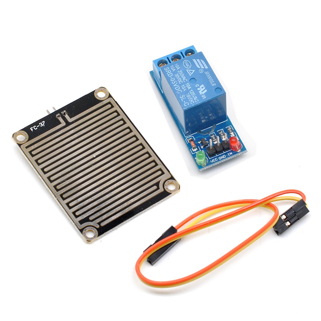 Oiyagai 5V Raindrop Controller Module Raindrop Sensor Module with Relay ...