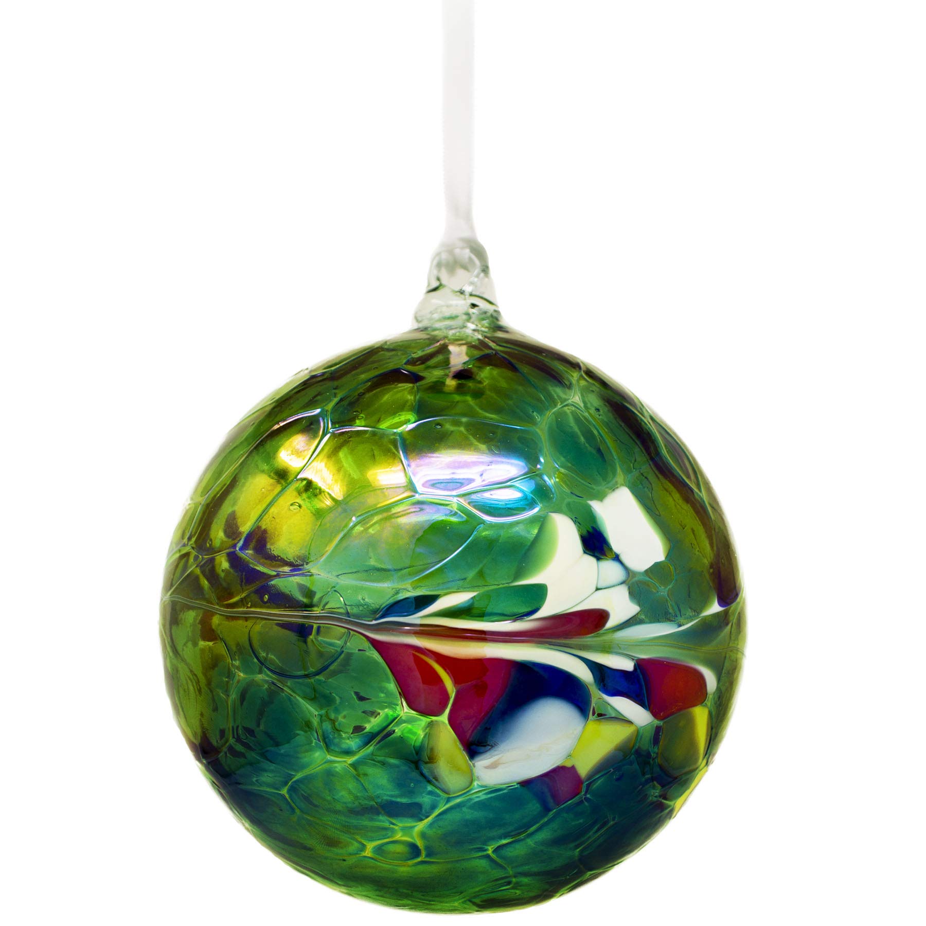 Milford Large Green Friendship Globe Hanging Ornament