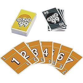 Mattel Games Set of 3 Card Games with UNO, Phase 10 & ONO 99, Travel Fun for Kids & Family Night with Storage Tin Box (Amazon Exclusive)
