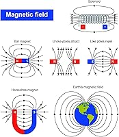Vista 4 de Science Magnet Kits for Kids: Educational Magnet Science Projects Experiment Tools Physics Lab Kits Includes Bar/Ring/Horseshoe/Compass/Iron Powder