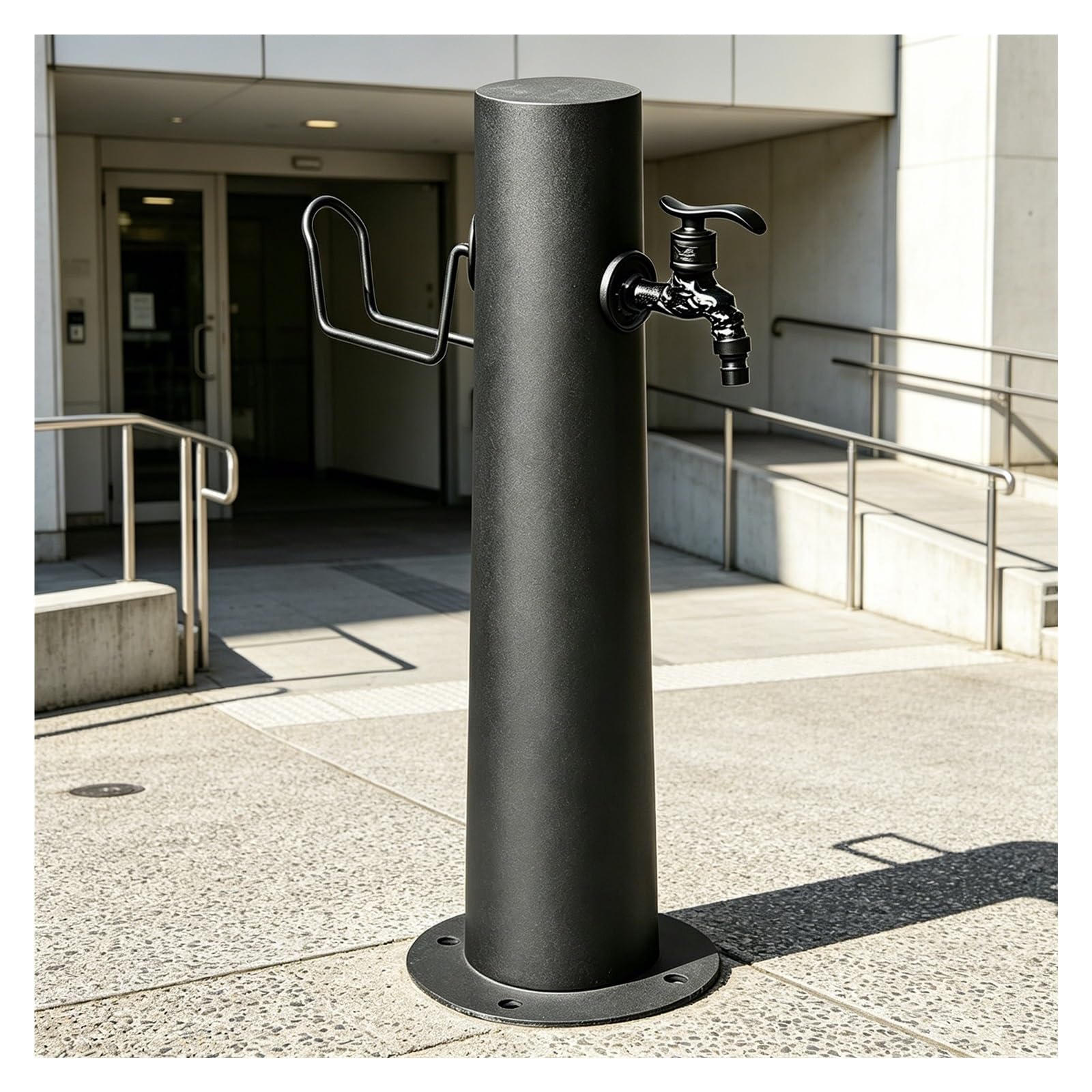 Wasserhahn WassersäUle Garten,Frostschutz Hydrant FüR Den AußEnbereich,Mit Spritzpistole,Freistehender Bodenmontierter Wasserhahn,Zum BewäSsern Und Waschen(86 * 10.5cm/34 * 4in)