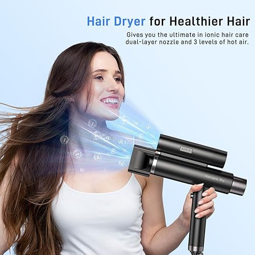 Miniatura 3 de Hurricane Pro - Secador de pelo profesional, único motor sin escobillas dual de 216,000 rpm, secador iónico para salón y uso doméstico, compacto,