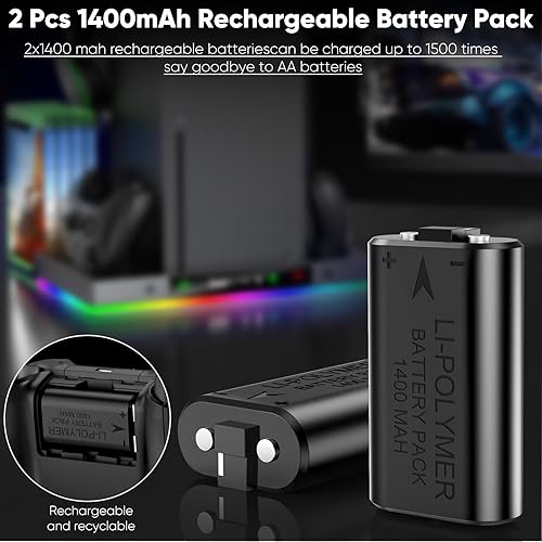 Miniatura 5 de Soporte de ventilador de refrigeración para Xbox Series X con luces RBG