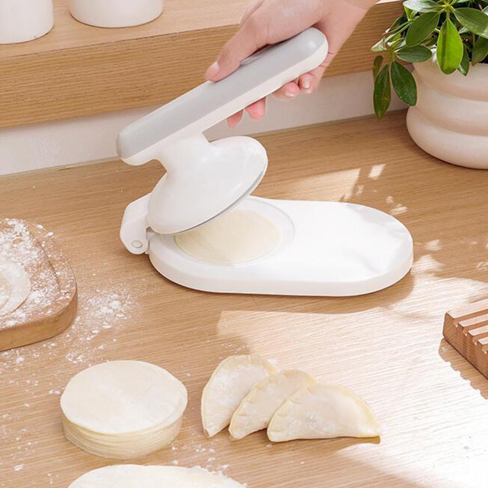 Kit Stampo Per Empanadas E Gnocchi MUMSUNG 15cm - Set Multiuso Con Pressa E Tagliapasta - 4