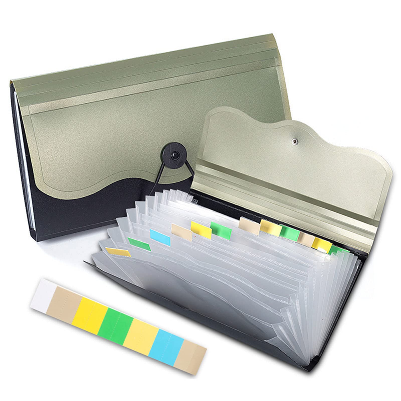 多機 ファイルオーガナイザー ファイルフォルダー 用 クリップボード クリップファイル A4 二つ折り PU レザー 多機能