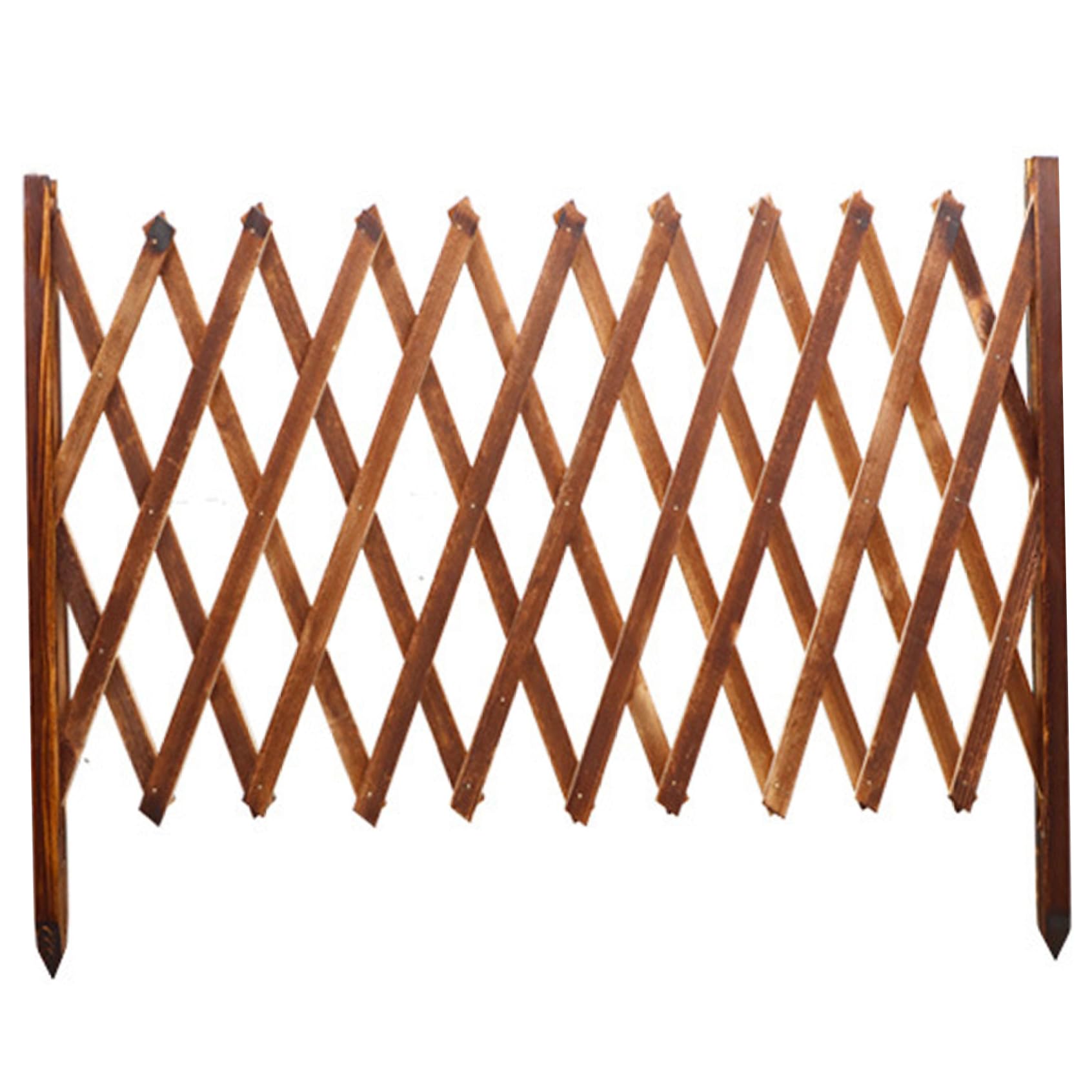 Bordure de jardin pour parterres de fleurs en bois extensible sans outils