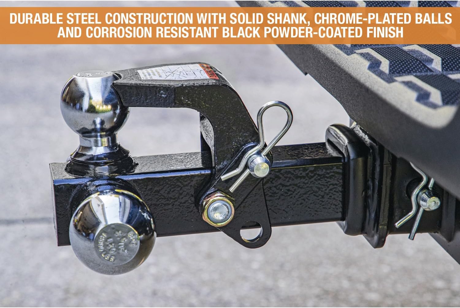 Buyers Products 1802279, HP6256WC, Heavy-Duty Pintle Hitch Mount with 5/8'' Hitch Pin and Clip – Trailer Towing Kit with Zinc-Plated Fastener for Secure Mounting