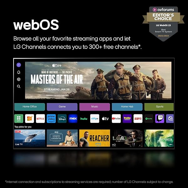 LG 42-Inch C4 OLED evo 4K Smart TV - α9 AI Processor 4K, Alexa Built-in, 144Hz Refresh Rate, HDMI 2.1, G-Sync, FreeSync, VRR, WebOS 24, Dolby Vision, Dolby Atmos (OLED42C4PUA, 2024) - 5