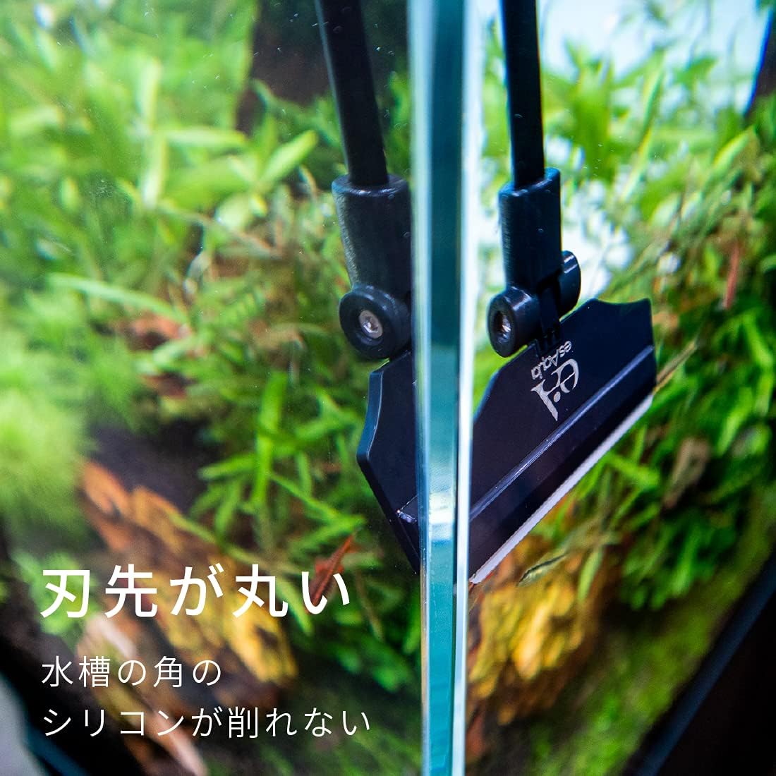 激安通販の Esaqua 水槽 スクレーパー クリーナー 苔取り コケ 掃除 可動式 アクアリウム コケ防止 ガラス水槽 メンテナンス ツール Silvanlightgallery Com