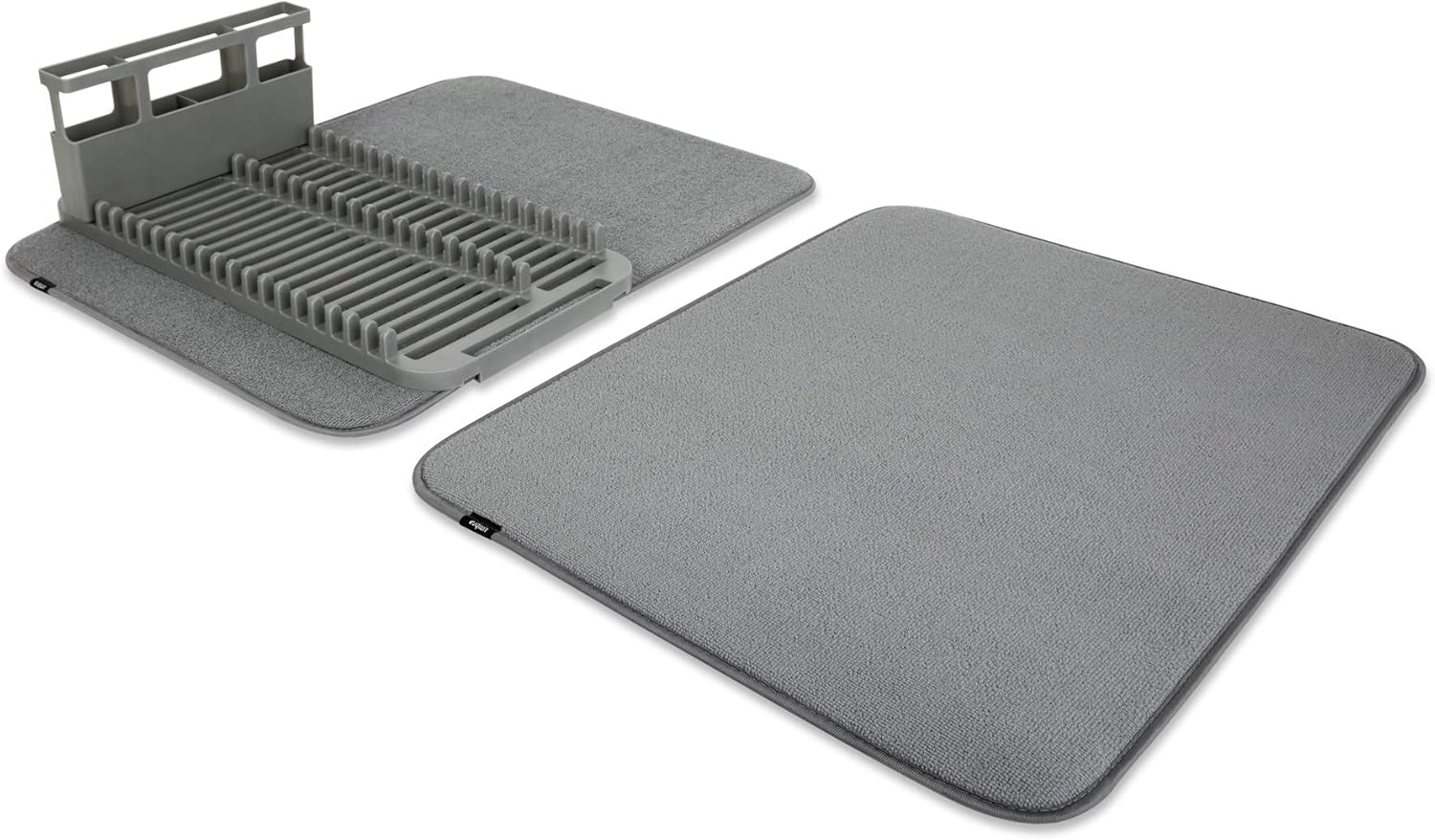 Umbra Udry Rack and Microfiber Dish Drying MatSpaceSaving