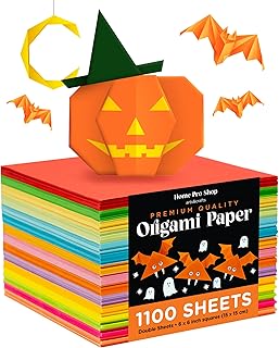 Sponsored Ad - Origami Paper - 1100 Sheets Origami Set for Kids Double Sided Origami Squares in Vivid Colors 6 Inch Easy F...