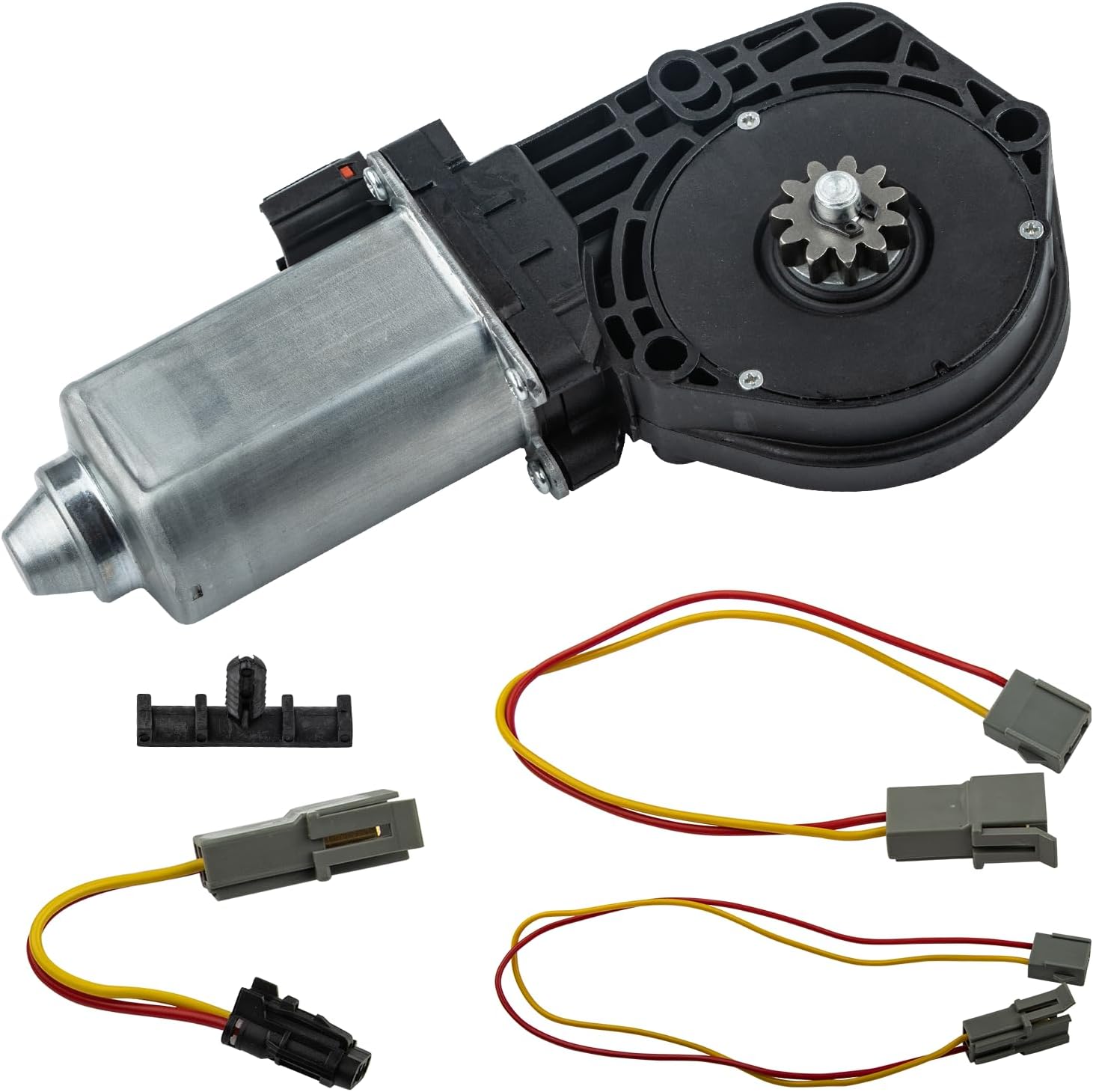 Obaee Power Window Lift Motor Front and Rear Left Driver Side Compatible with Ford Mustang 1994 1995 1996 1997 1998 1999 2000 2001 2002 2003 2004, Replace 1R3Z7623395-AA, F6ZZ 6323394-AA, 742-268