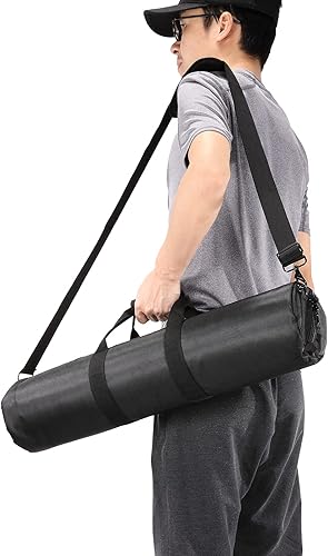 Miniatura 8 de Funda de transporte para trípode de 33 pulgadas33.5 in, paquete de bolsa de nailon resistente con correa para el hombro acolchada para soporte