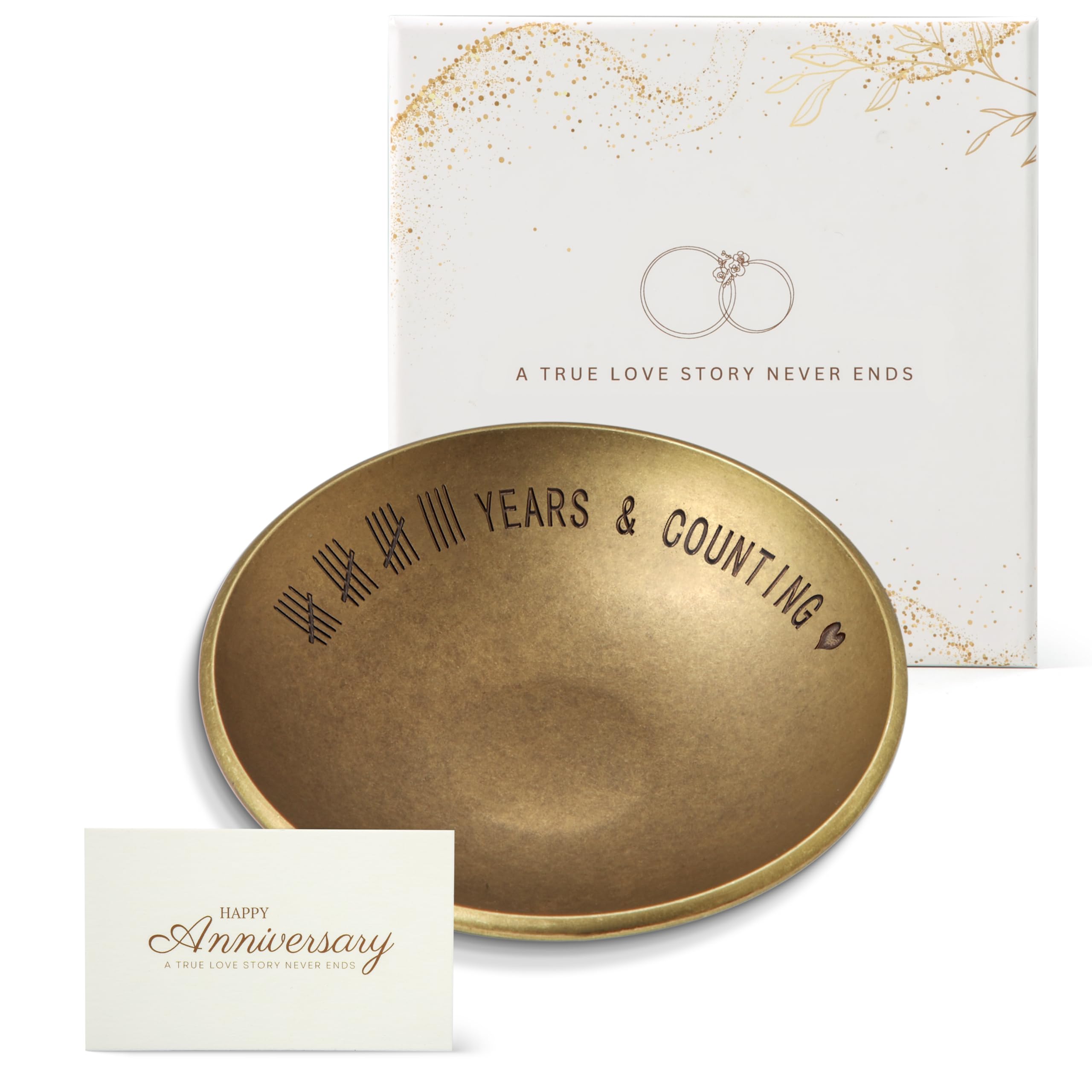 Urllinz Bronze 19th Anniversary Jewelry Tray
