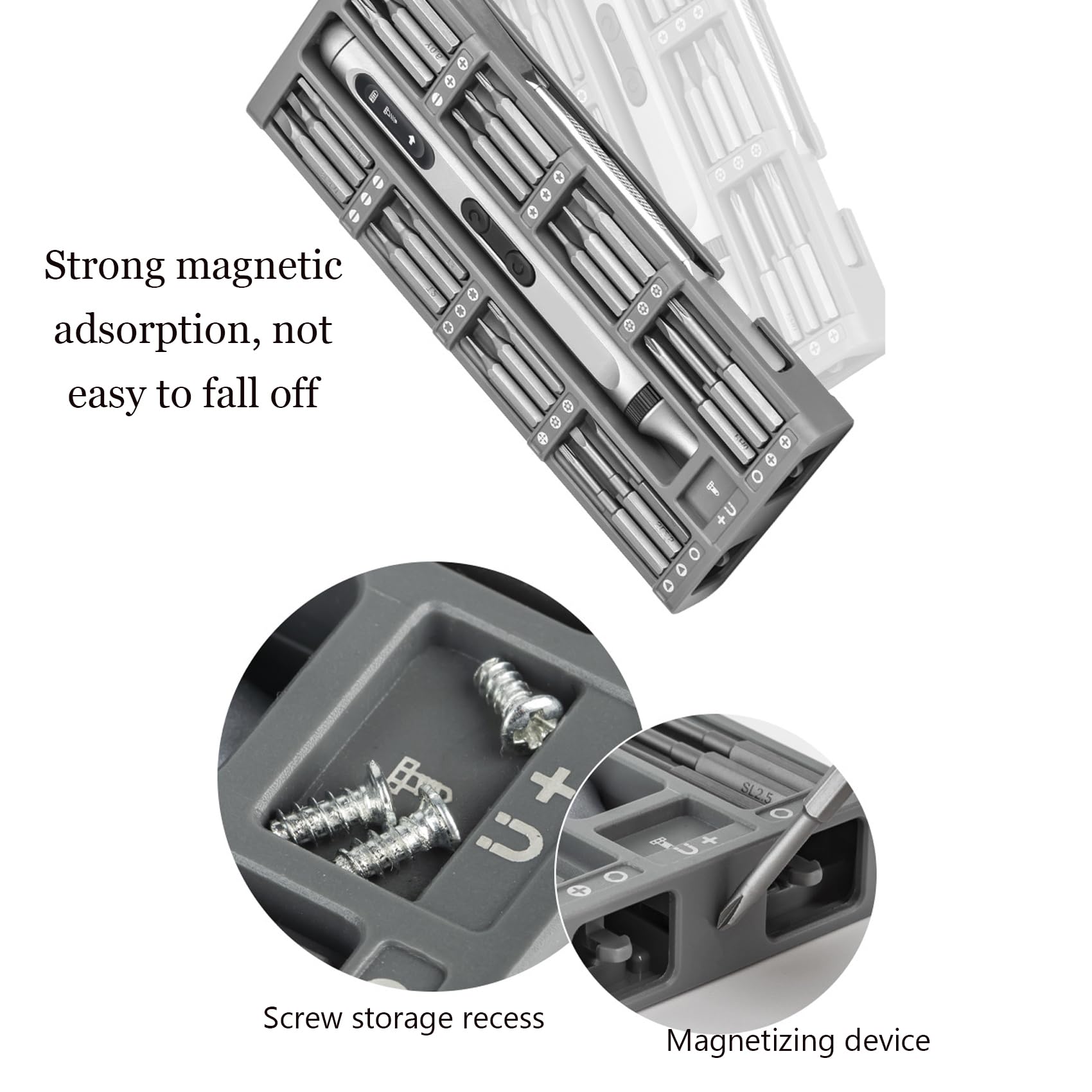 Set Di Cacciaviti, Kit Di Strumenti Di Riparazione Cacciavite Magnetico Di Precisione 50 In Uno, Cacciavite Multifunzione Portatile Per Occhiali/orologio/laptop/telefono/elettronica
