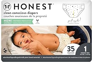 Diapers, Size 1, YOUNG AT HEART, Multi, Honest & Trusted