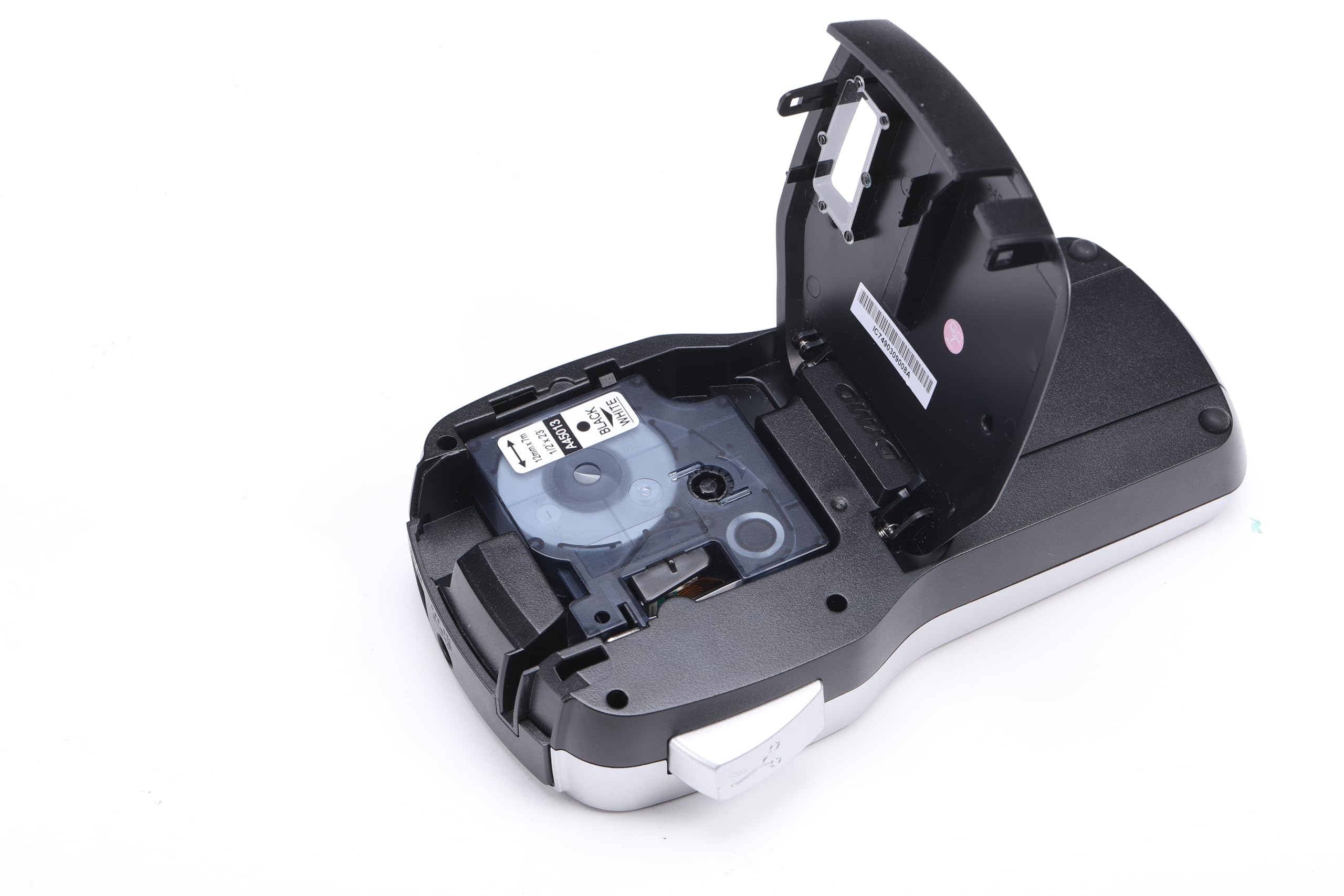Aken A45013 Ruban Compatible Dymo D1 12mm x 7m Noir sur Blanc Cartouche