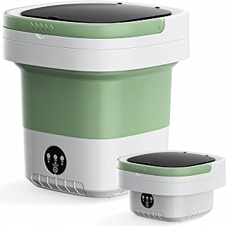 Minwoch 16L Portable Folding Washing Machine - 3.9lbs Lightweight, 3 Modes, No Install for Travel, RV, Dorm, Apartment