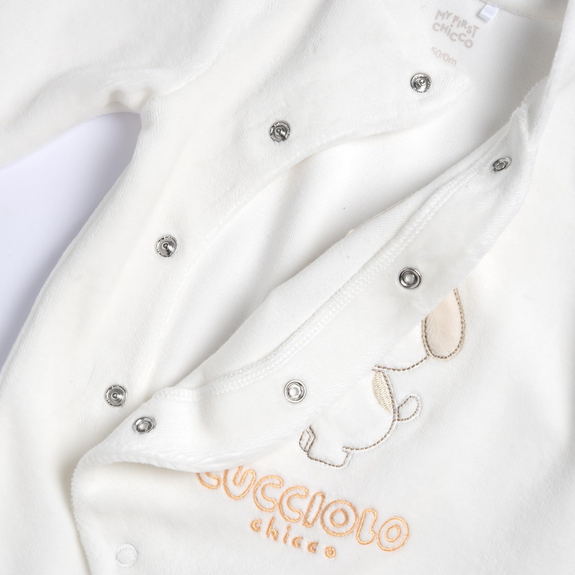 Chicco Pelele de Chenilla Con Apertura Frontal Para Invierno Mamelucos para bebés y niños pequeños Bebé-Niños