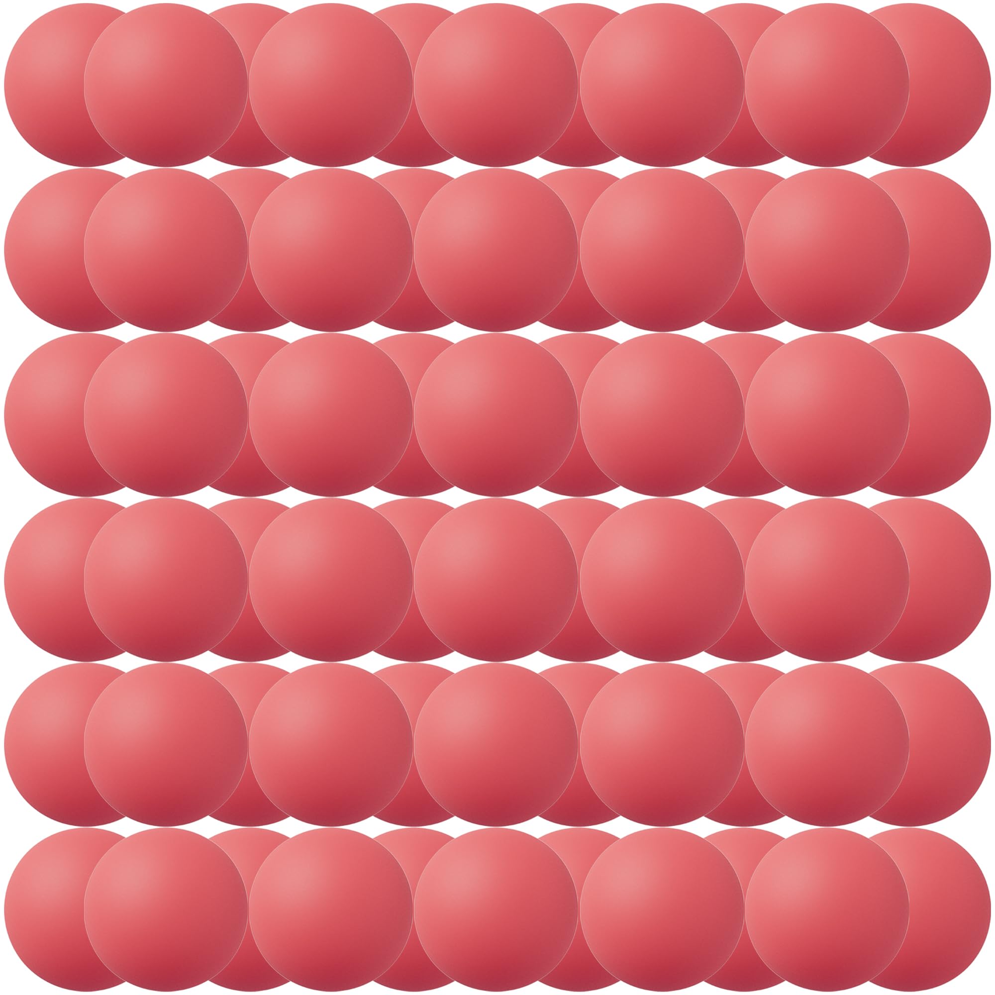 40MM Ping Pong Balls, 50 or 80 Pack Assorted Colored Tennis Balls Multi Color Plastic Balls Fun Beer Ping Pong Balls Bulk for Beer Pong Balls, Arts and Craft, Party Decoration, Cat Balls (80pcs-Red)