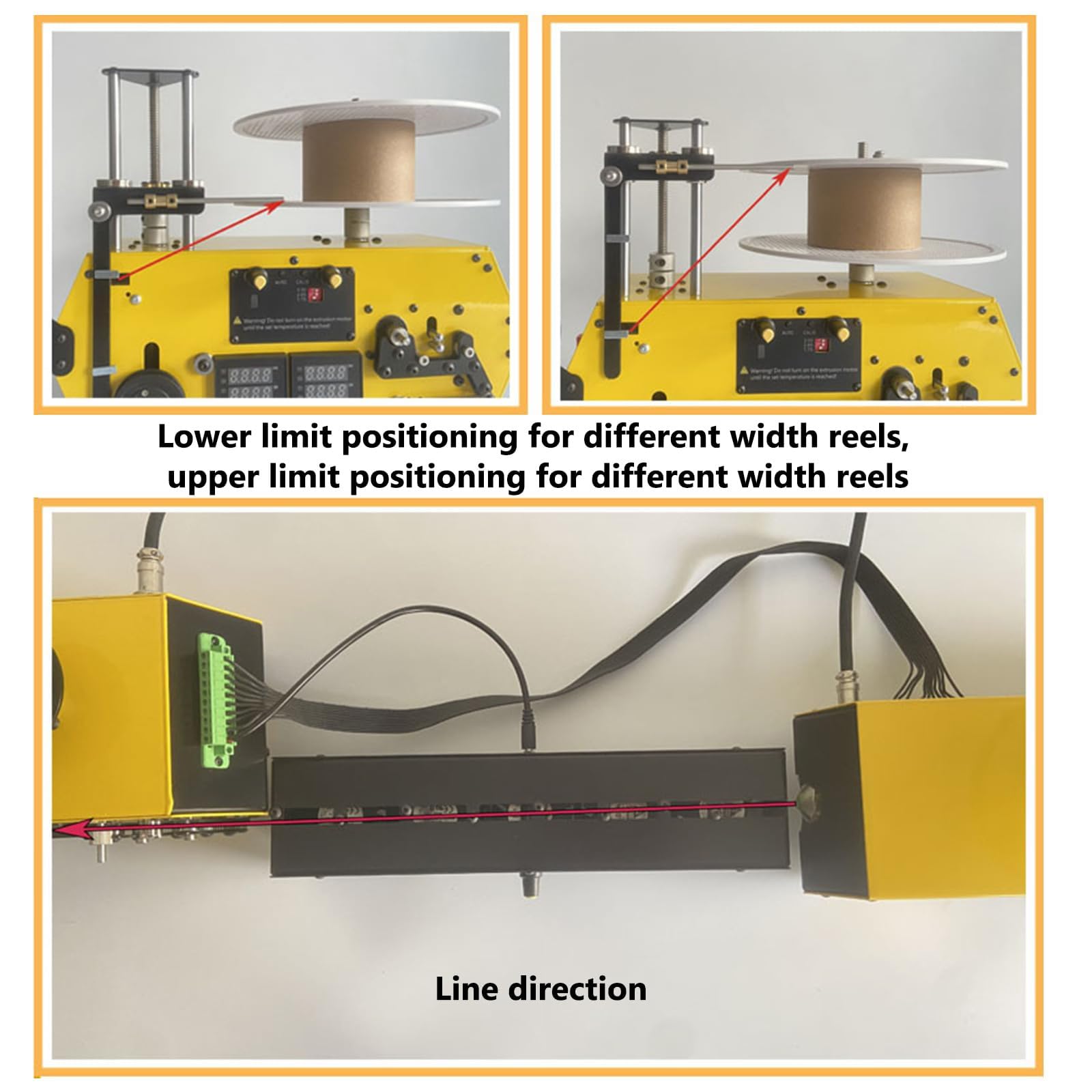 Wytłaczarka do filamentu do drukarki 3D, precyzyjny recykler z automatycznym nawijaniem cewki, wyjście 500G/H, temperatura 400℃ dla PLA, ABS, nylonu, drewna, TPU, PVA