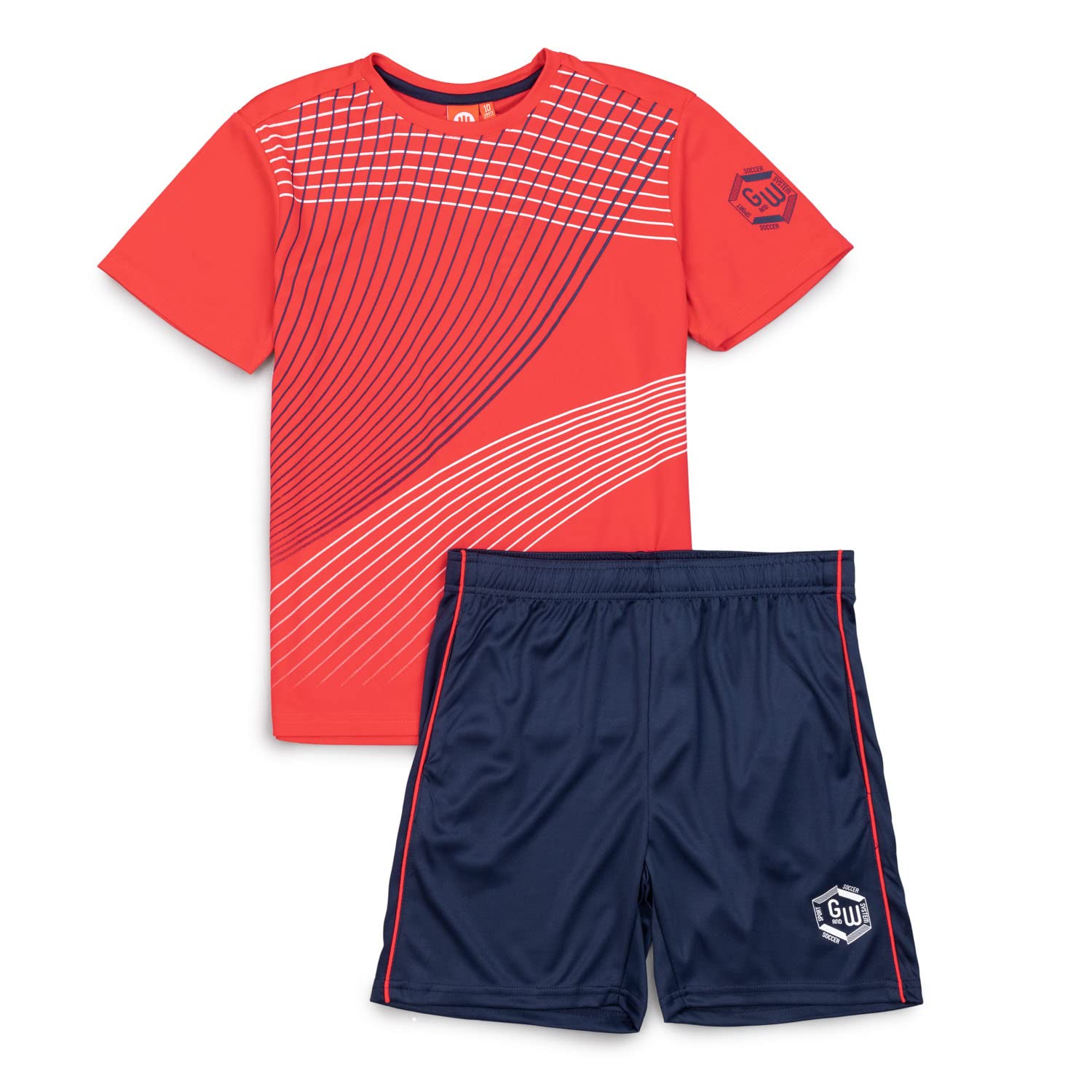 ALPHADVENTURE Conjunto Deportivo Niño, Chándal, Camiseta Manga Corta y Pantalón Corto - De 6 hasta 14 años