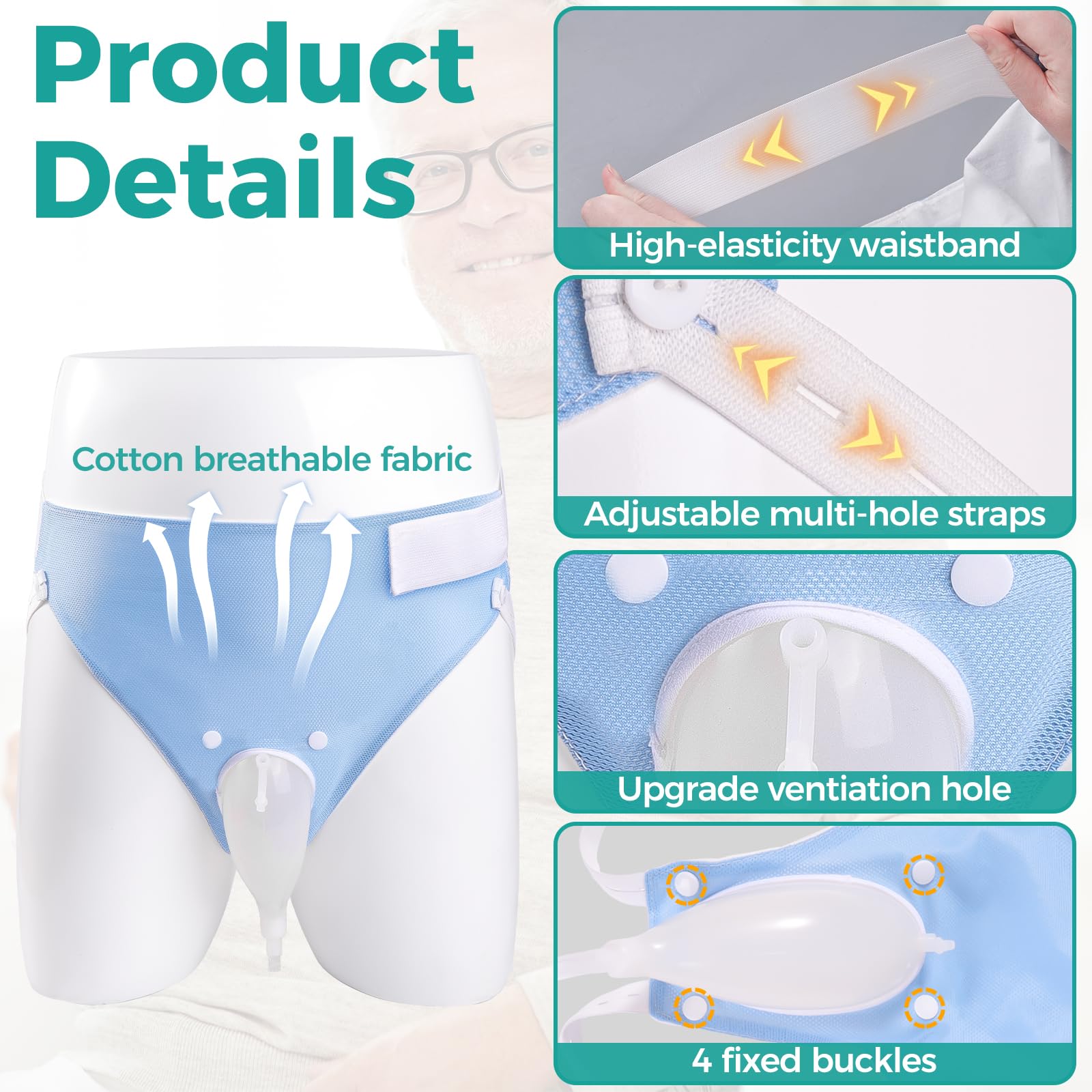Orinal portátil para hombres (ancianos)
