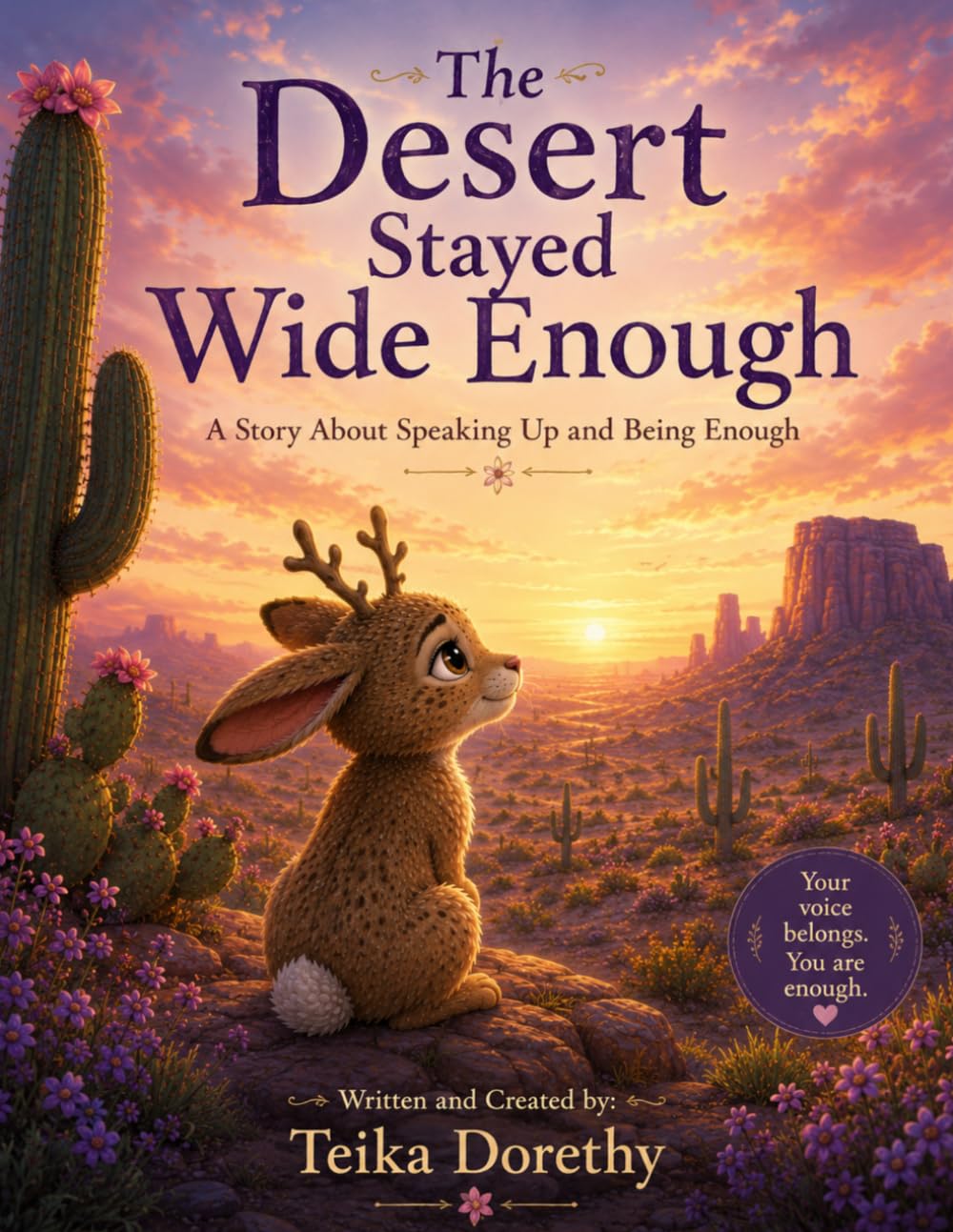 The Desert Stayed Wide Enough: A Story About Speaking Up and Being Enough (Magical Creatures, Mighty Feelings)