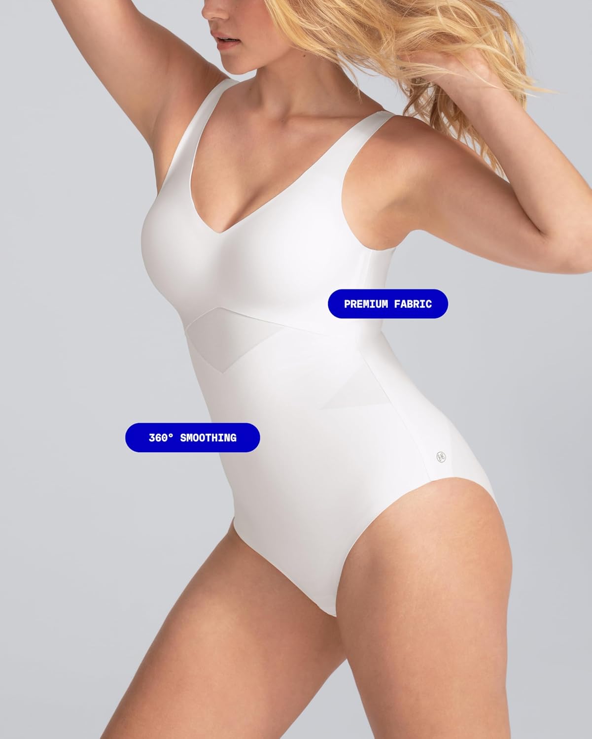 HONEYLOVE Shapewear Tank Top Bodysuit for Women - Targeted Compression Body Shaper - Image 2