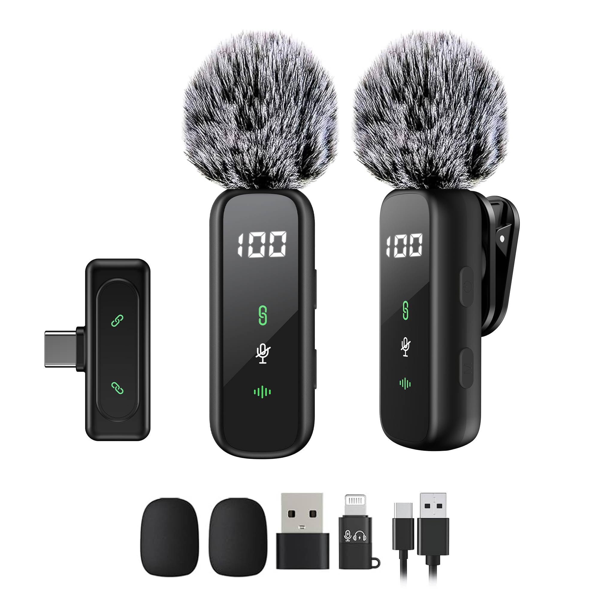 Amazon.co.jp: 2025年新型 ピンマイクワイヤレス 2個セット iPhone