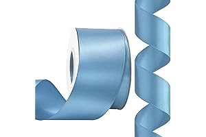 Premium 2 Inch Blue Ribbon: Embellish Your Creations with Class and Grace