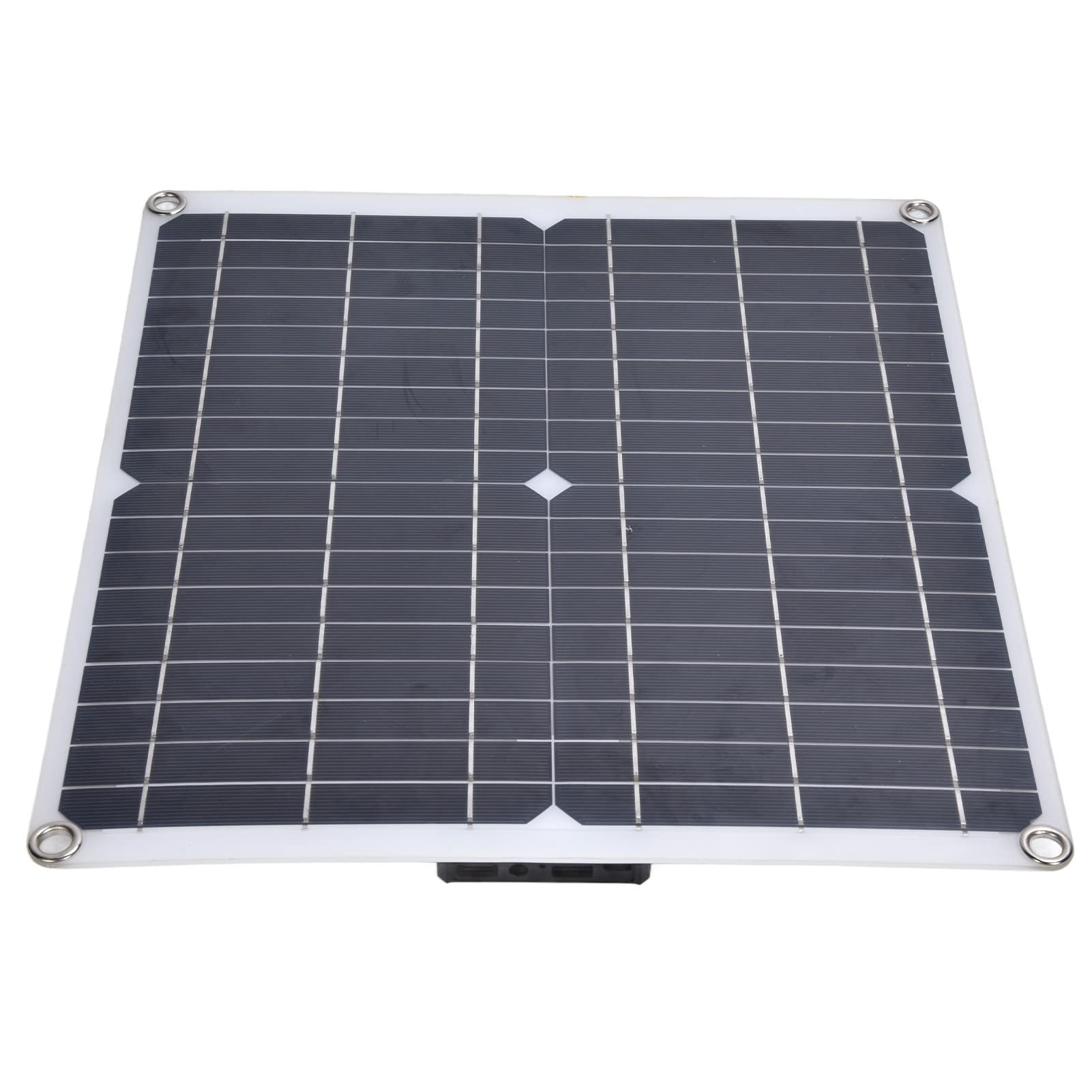 BRRNOO Zestaw Paneli Słonecznych, Panele Słoneczne Panel Słoneczny Elastyczny Panel Słoneczny 35 W 12 V Podwójne ładowanie USB Monokrystaliczny Krzem na Kemping, Piesze Wycieczki i Wędrówki z