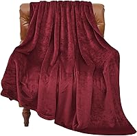 Vista 23 de BEDELITE - Manta de vellón negra para sofá y cama, afelpada, suave y acogedora, 50 x 60 pulgadas, supersuave, cálida y ligera, ideal para viajes