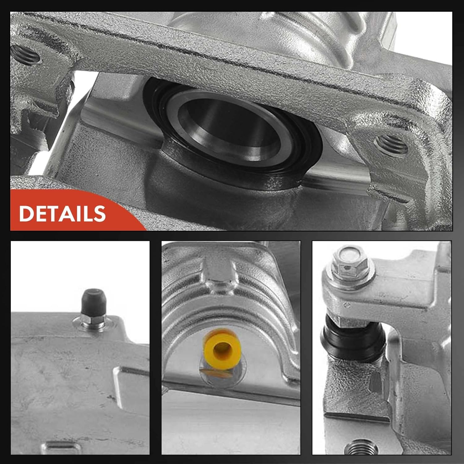 A-Premium Disc Brake Caliper Assembly with Bracket Compatible with Select Chevy and Pontiac Models - Caprice 2012-2016, SS 2014, G8 2008-2009, Sedan - Rear Driver and Passenger Side, 2-PC Set