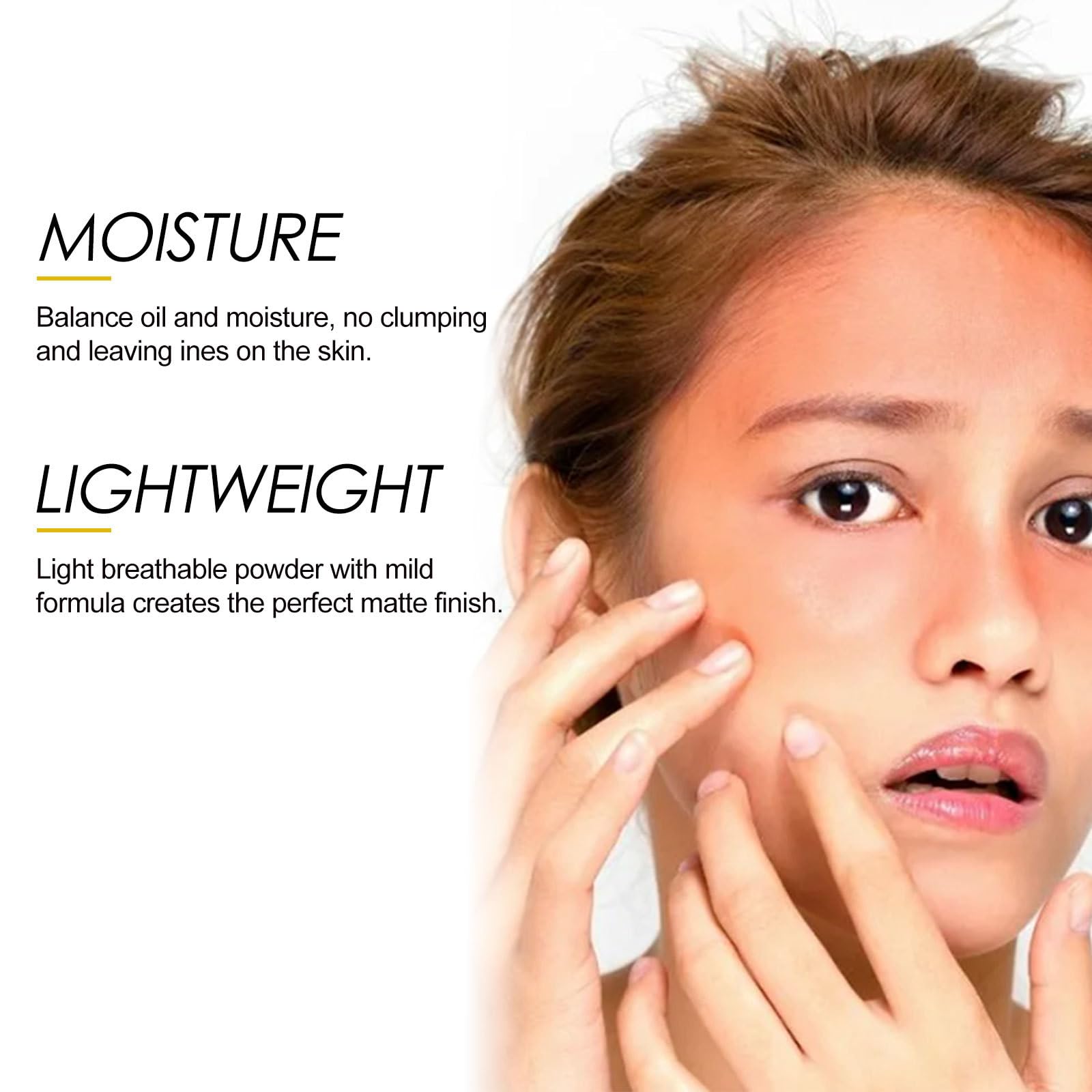 Poudre Fixatrice De Protection Solaire Naturelle, SPF 50 PA++