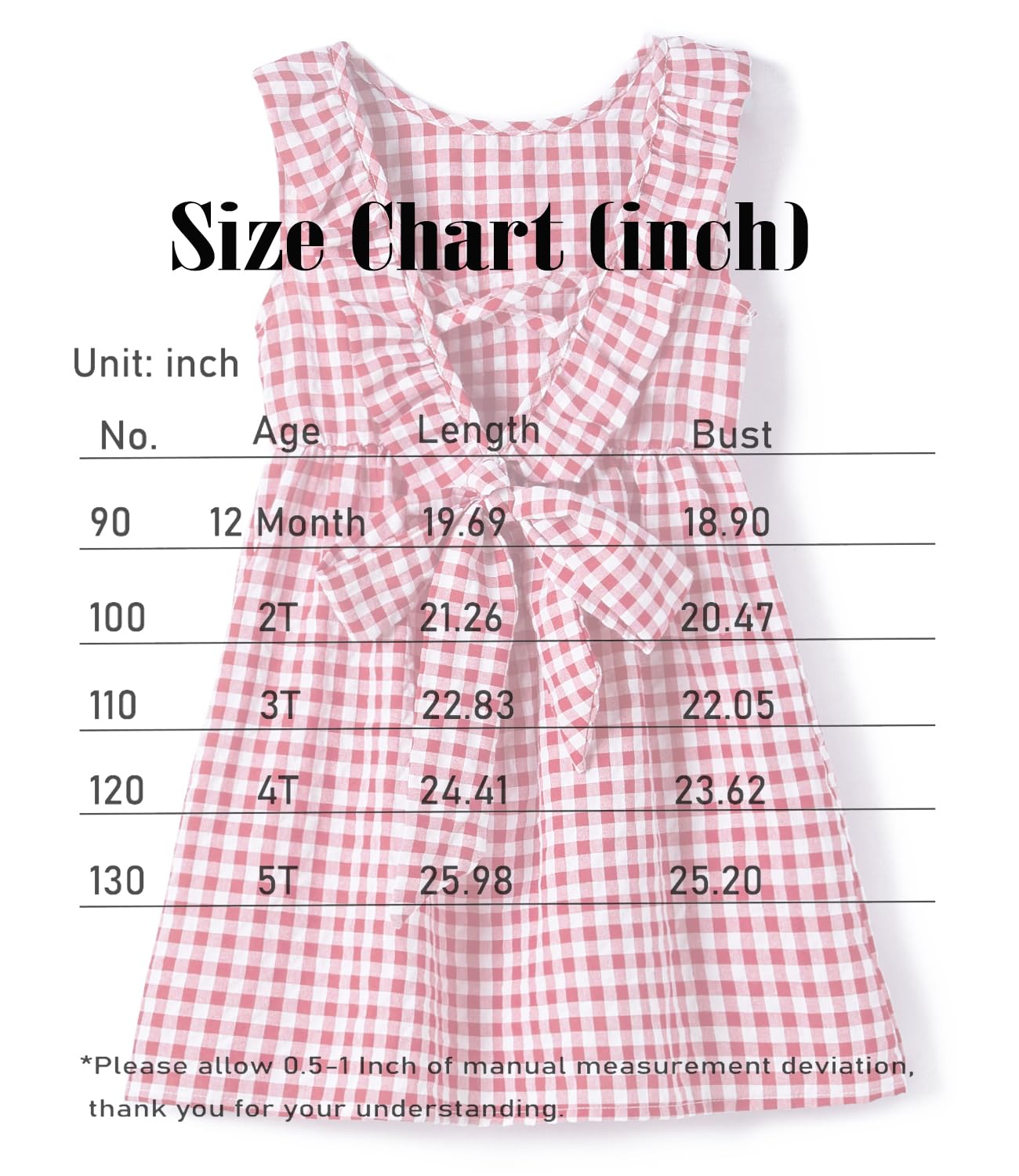 Robe décontractée en coton et lin pour petite fille - Manches flottantes - Double volants