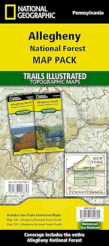 Allegheny National Forest [Map Pack Bundle] (National Geographic Trails Illustrated Map)