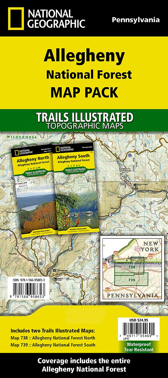 Allegheny National Forest [Map Pack Bundle] (National Geographic Trails Illustrated Map)