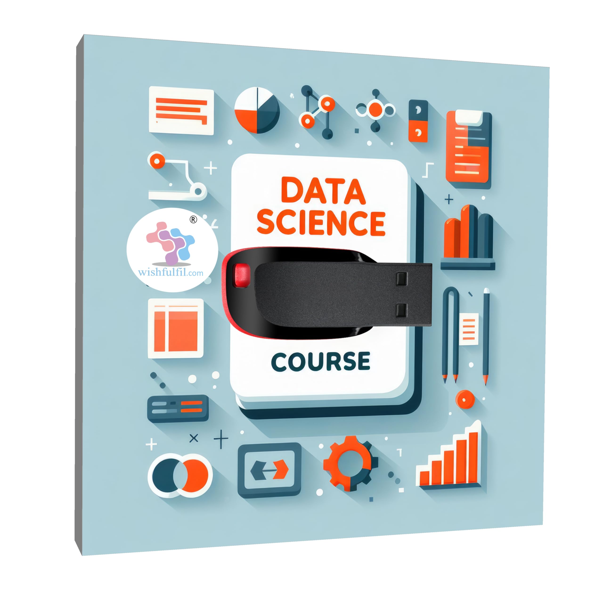 Wishfulfil Data Science Full Course for Beginners in English Pendrive - 6 Hours Video Content - 3 Million YouTube Views-image-2