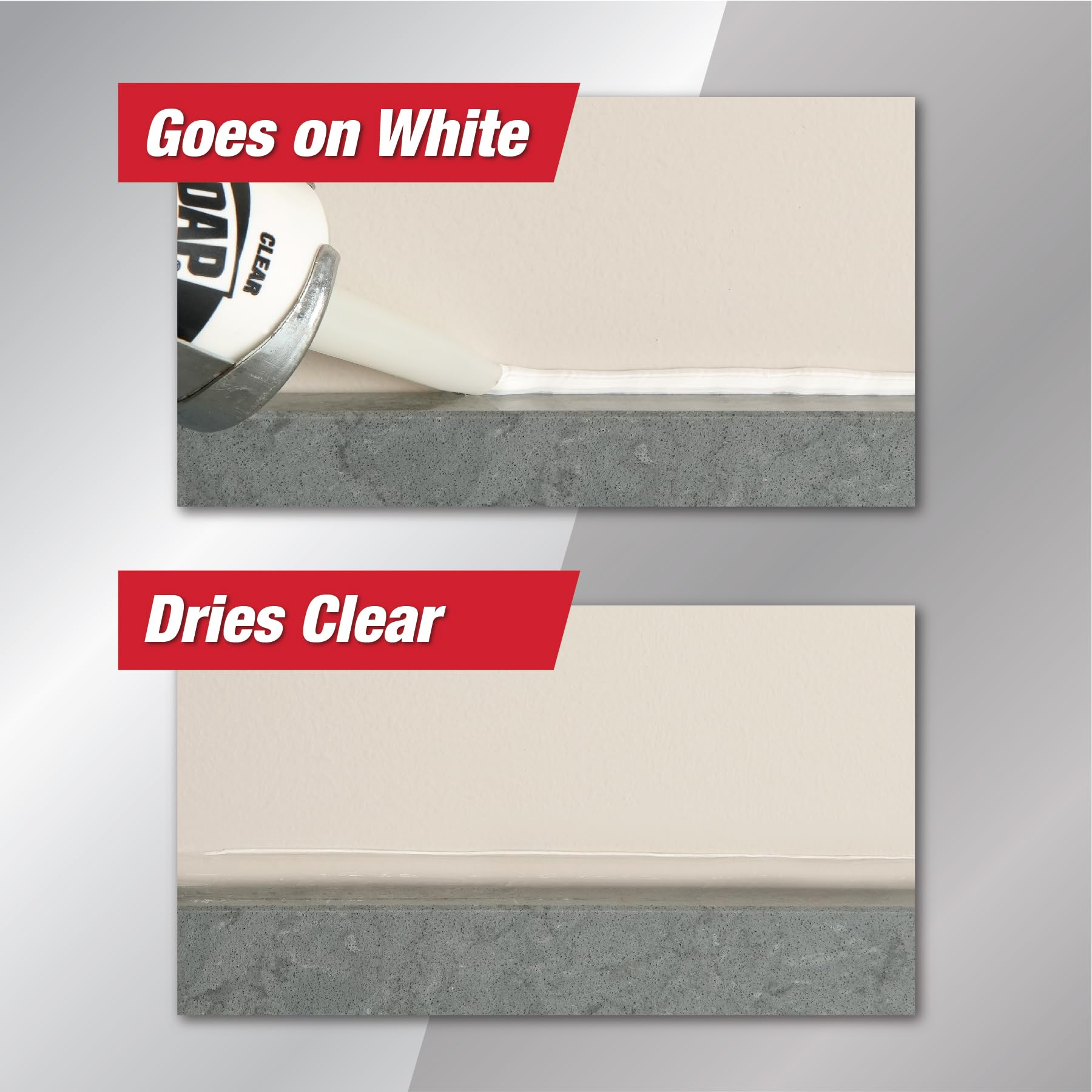 Dap Claro Kwik Seal Plus Kitchen & Bath All-Purpose Adhesive calafatear 18546