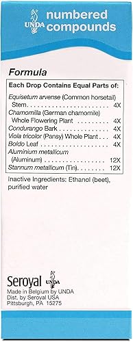 Miniatura 2 de UNDA 3 compuestos numerados | Preparación homeopática | 0.7 fl. oz.