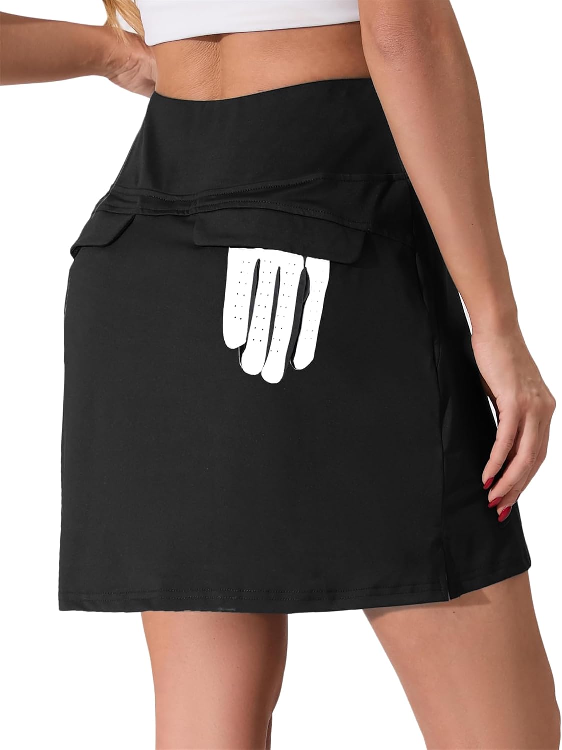 Oyamiki Golf Skirts High Waisted Lightweight Running Athletic Tennis Skorts for Women Casual Summer with 4 Pockets - Image 2