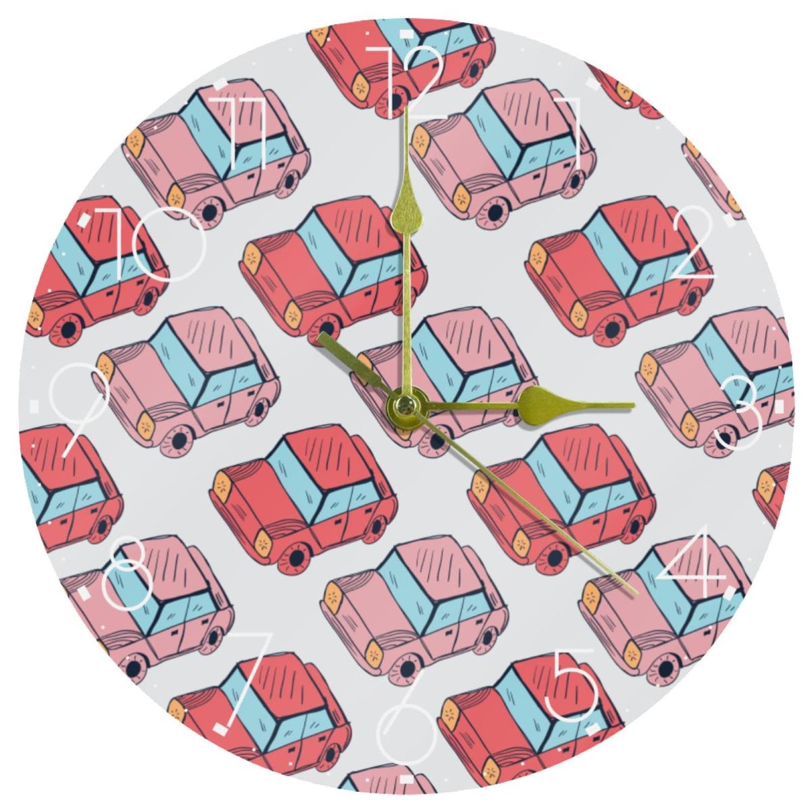 Horloge murale sans tic-tac acrylique pour un sommeil paisible