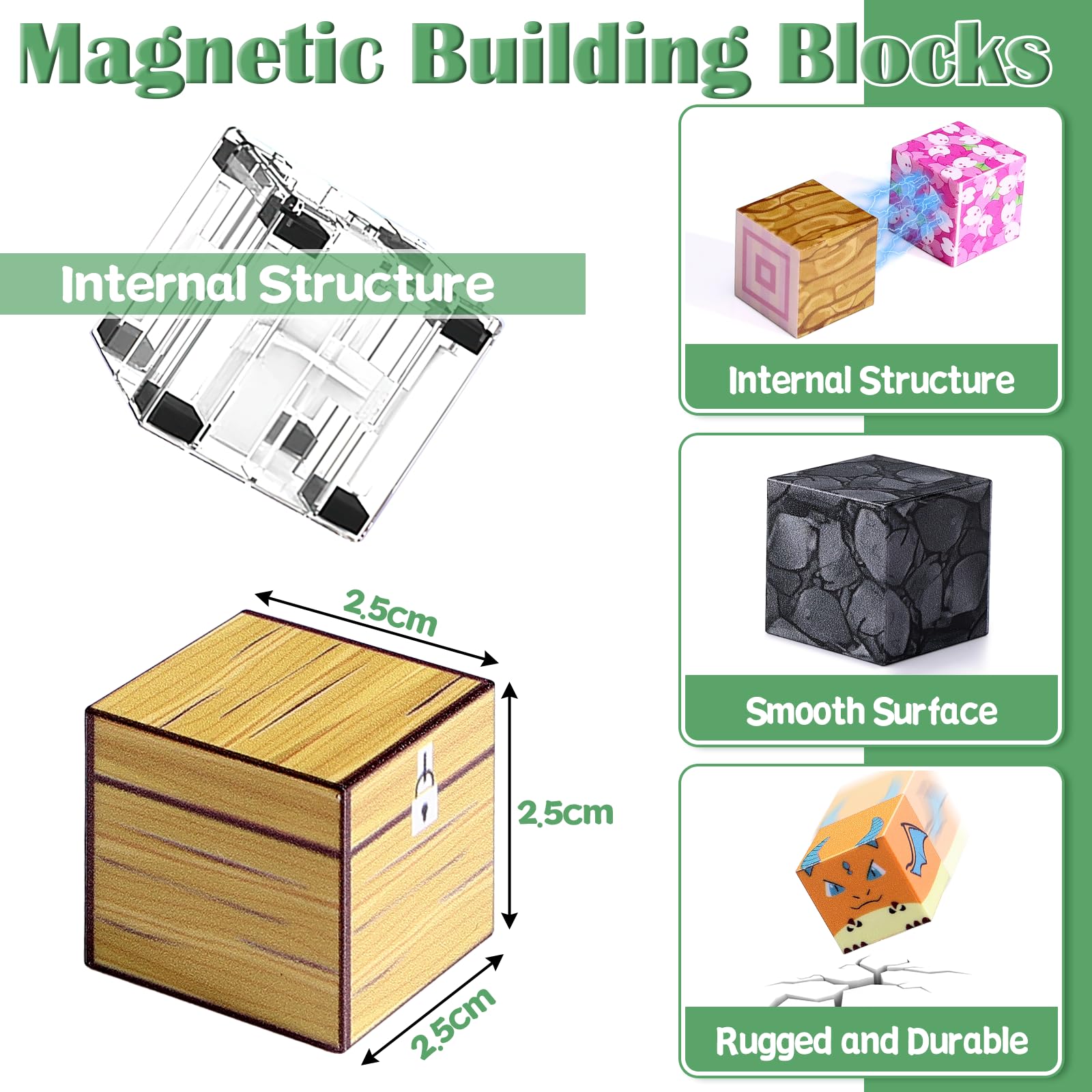 Bloques Magnéticos De Construcción 84 Piezas - Juguete Educativo Para Niños 3+ Años, Compatible Con Otras Marcas