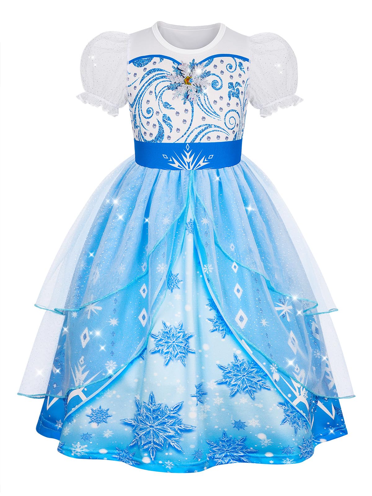 Marendyee Princess Dress up Clothes for Girls Birthday Fancy Party Halloween Costume Toddler Kids Princess Dresses